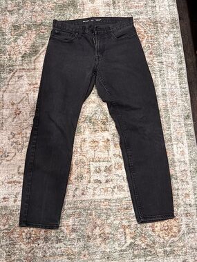 Old Navy Men's Black Slim Straight Jeans